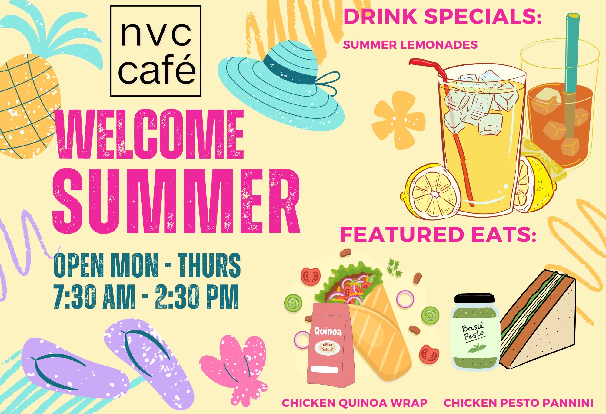 Cafe Specials for June