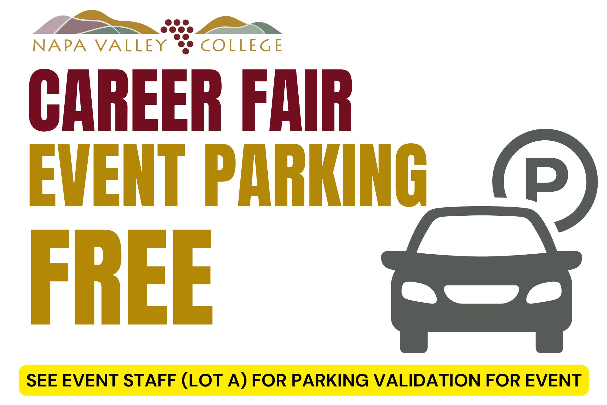 Career Fair Free Parking