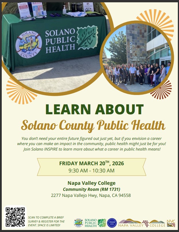 Solano County Public Health Careers March 20
