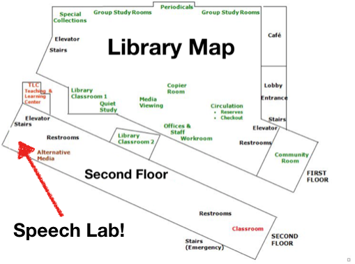 speech lab map