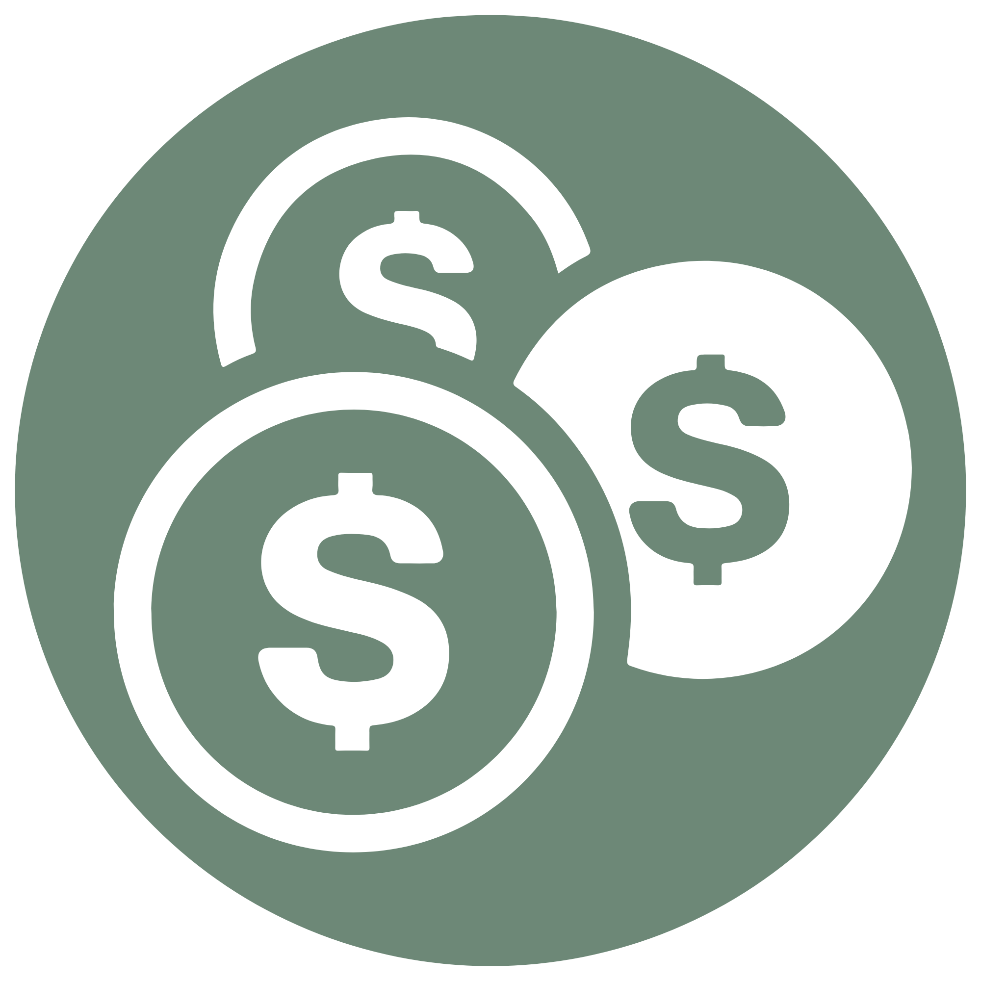 Three dollar symbols